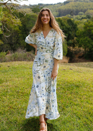 The Willow Wrap Dress Sunlight