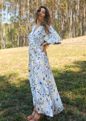 The Willow Wrap Dress Sunlight